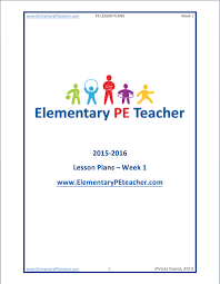 2015 2016 Elementary Pe Lesson Plans Pe Lesson Plans Pe Lessons Physical Education Lessons