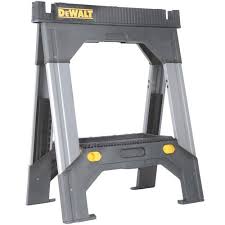 Dwst11031 Adjustable Metal Legs Sawhorse Dewalt Tools Adjustable Sawhorse Folding Sawhorse Dewalt Tools