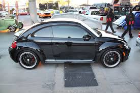 Blacked Out Vw Beetle At Sema 2012 Vw Beetle Turbo Volkswagen Beetle Vw Beetles