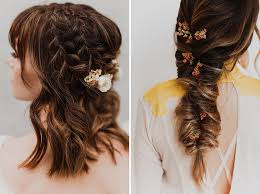 A wedding hairstyle holds much importance to enhance the overall beauty of the pretty bride. The Prettiest Wedding Hairstyles With Flowers Green Wedding Shoes