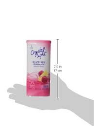 Amazon Com Crystal Light Raspberry Lemonade Drink Mix Makes 12 Quarts 1 8 Ounces Canisters Pack Of 4 Powdered Soft Drink Mixes Grocery Gourmet Food