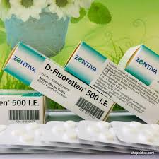Vitamin D Fluoretten 500 I E Vitamin D3 đức Hang Xach Tay Chinh Hang