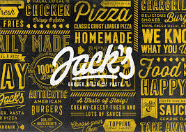 Jack S Brand Identity On Behance In 2020 Burger Restaurant Pasta Restaurants Jacks Restaurant