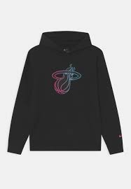 The miami heat logo, developed by mark henderson. Nike Performance Nba City Edition Miami Heat Logo Hoodie Kapuzenpullover Black Schwarz Zalando De