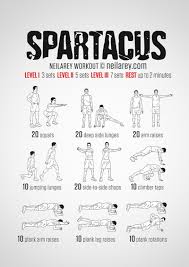 Gladiators were renown for great abs and explosive leg work and this workout is here to help you shape your abs and get some real power to your lower limbs. Spartacus Workout Intro Imgur