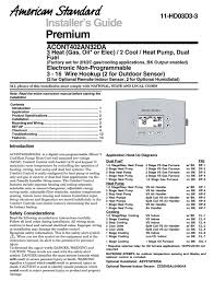 Maybe you would like to learn more about one of these? American Standard Acont402an32da Installer S Manual Pdf Download Manualslib