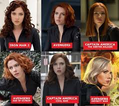 Although one of the black widow's defining characteristics is her striking red hair, that wasn't always the case. Black Widow S Hair In Each Movie Marvelstudios