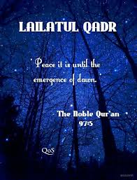 In this night (27th of ramadan), the holy quran was sent down from. Lailat Ul Qadr Liberal Dictionary