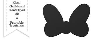 Free Clean Chalkboard Giant Minnie Mouse Bow Clipart Jpg Minnie Mouse Bow Bow Clipart Bow Template