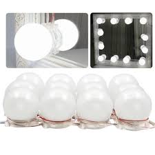 Hollywood Style Led Vanity Mirror Lights Kit For Makeup Dressing Table Mirror L Wizpower Mirror With Lights Mirror With Led Lights Led Vanity