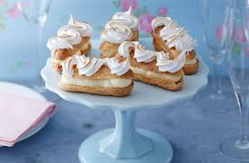 Lemon Meringue Eclair Eclair Recipe Tesco Real Food Recipe Eclair Recipe Lemon Meringue Eclairs