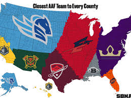 The top three teams in each group would qualify for the quarterfinals, while. Aaf Teams Mapped Here S Which One You Should Support Sbnation Com