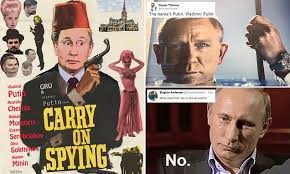 Top 8 meme from piggi. Putin Is Mercilessly Mocked Yet Again On Twitter Daily Mail Online