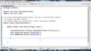 How To Compare Dates By Using Date Class Methods In Java Youtube