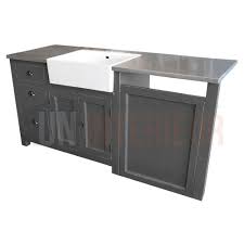 Catering equipment est une société dynamique spécialisé dans le matériel horeca professionnel. Meuble Evier Avec Timbre D Office Et Emplacement Lave Vaisselle Pin Zinc