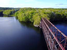 Bridge North County Trailway The Trailway Is Part Of The Southern Stretch Of The Empire State Trail Aerial Photography Travel And Tourism Drone Photography