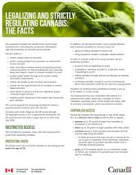 Legalizing And Strictly Regulating Cannabis The Facts