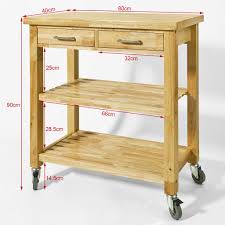 Sobuy Servierwagen Aus Gummi Holz Kuchenwagen Rollwagen Fkw24 N Kaufen Kuche Holz Mobel Zum Selbermachen Rollwagen