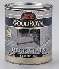 Ace Wood Royal Latex Solid Color Deck Stain Household Wood