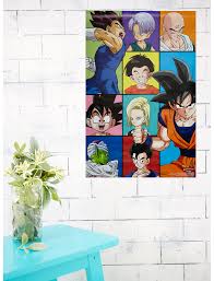 If you are a big fan, then dragon ball z posters are a great way to show it, and you can design a wall around different characters or moments. Dragon Ball Z Character Grid Poster