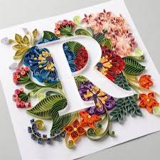 40 Examples Of Creative Paper Typography Art By Anna Chiara Valentini Designbolts Quilling Paper Craft Paper Quilling Designs Paper Quilling Patterns
