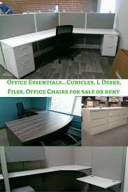 Office Essentials Include For Most Office Designs Office Cubicles L Shaped Desks Office Files Office Chairs For Sale Used Office Furniture Office Essentials