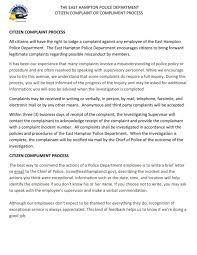Maybe you would like to learn more about one of these? Civilian Complaint Or Compliment Form