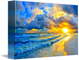 Learn how to paint a colorful sunset ocean wave in this free step by step acrylic painting tutorial by angela anderson. Acrylic Painting Ocean Sunset At Paintingvalley Com Explore Collection Of Acrylic Painting Ocean Sunset