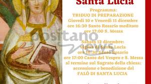Check spelling or type a new query. Santa Lucia Festa Domenica 13 Dicembre 2020 Positanonews