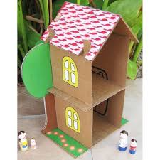 House Papercraft Cardboard Dollhouse Pdf Pattern Recycle Cardboard Boxes Diy Toy Printable Papercrafts Printable Papercrafts There is something about cardboard houses that i love so much. house papercraft cardboard dollhouse