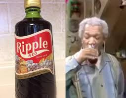 The owner of the original Sandford & Son truck gave me a bottle of Ripple!!!  It's about to go down!