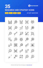 Download Research And Strategy Icon Pack Available In Svg Png Eps Ai Icon Fonts Icon Pack Icon Icon Font