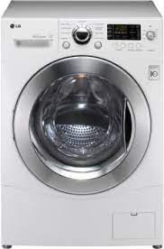 The washer dryer combo unit plugs into 110 volts of electricity, and hooks up to a kitchen sink for draining. Lg Wm3455hw 24 Inch Front Load Compact Washer Dryer Combo With 2 7 Cu Ft Capacity 9 Wash Cycles 6 Dry Cycles 1300 Rpm Spin Speed Lodecibel Quiet Operation Senseclean And Ventless White