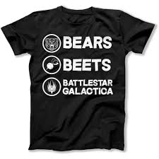 Imitation is the sincerest form of flattery. Bears Beets Battlestar Galactica T Shirt Hoodie I Love Apparel