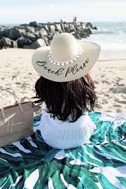 Personalized Beach Hat Beach Hat Bachelorette Weekend Honeymoon Gifts