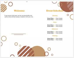 From 1st birthday to 100th birthdays, there's no reason to miss the sweet events. Event Program Template Word Addictionary