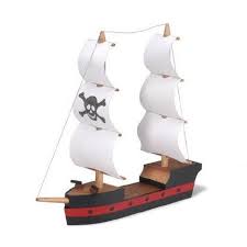 Myo Pirate Ship Pirate Activity Unfinished Pirate Ship Wood Craft Kit Unfinished When Fully Assembled Dar918 Wooden Model Kits Pirate Crafts Pirate Ship