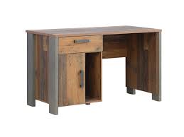Sieh dir unsere modelle an und hol dir das flair vergangener zeiten nach hause. Schreibtisch Old Wood Vintage Beton Grau 127 Cm Clif