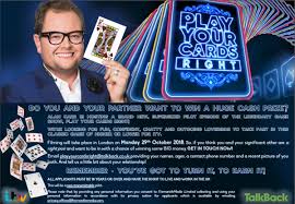 You're looking for fun and romance and, if you play your cards right, you may just get it. Play Your Cards Right Casting Pycrcasting Twitter