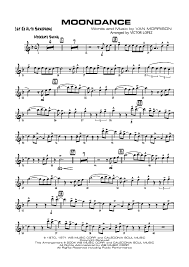 Moondance E Flat Alto Saxophone 1 Saxophone Sheet Music Jazz Sheet Music Saxophone Music