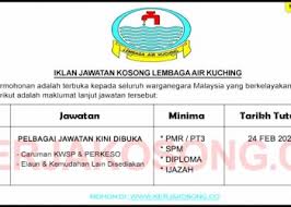 Cari kerja kosong terkini di malaysia. Jawatan Kosong Sarawak