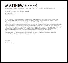 Letter Samples Office Clerk Cover Example Lettercv Email Cover Letter Letter Sample Resume