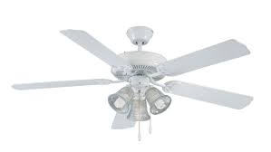 3 Light 52 In Ceiling Fan In White