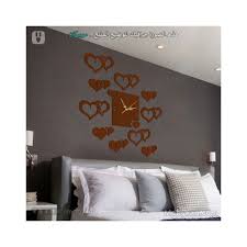 ساعة حائط خشبيه قلوب ساعات الحائط Home Decor Decor Wooden Walls