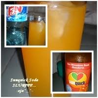 Setelah mendidih sejukkan dalam peti ais. Sunquick Soda Slurp Myresipi