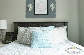 Use a collection of smaller art store canvases to create an artsy gallery headboard wall. 75 Brilliant Blue Bedroom Ideas And Photos Shutterfly