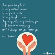 Love your curves and all your edges, all your. I Love You In Many Forms Quotes Writings By Manasa Bachhu Yourquote