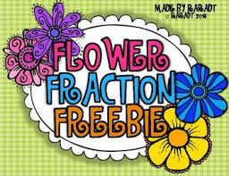 Flower Fraction Freebie A Fraction Craftivity Fractions Craftivity Fractions Math Fractions