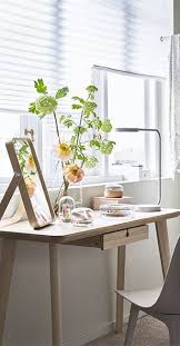 Lisabo Desk Table In A Bright Airy Room Ikea Furniture Home Decor