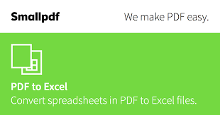 Pdf To Excel Converter Smallpdf Free Excel Excel Spreadsheets Pdf